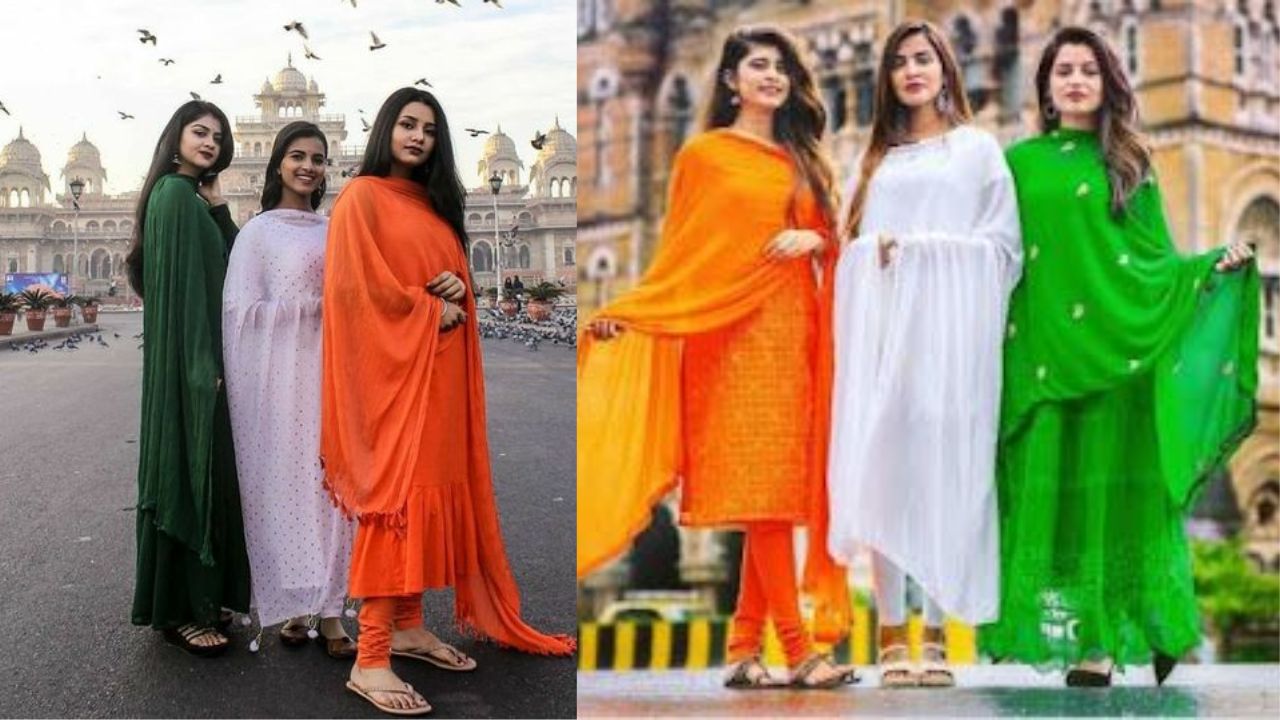 Tricolour Saree Indian Patriotic Independence Day For Girls & Adults Fancy  Dress Costume at Rs 529.00 | New Delhi| ID: 26134485362
