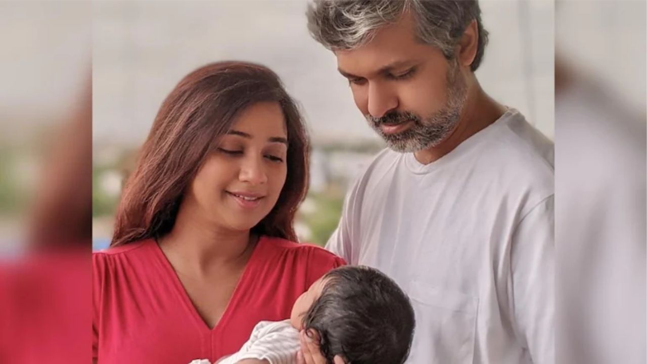 Shreya Ghoshal reveals her son Devyaan’s face for the first time ...