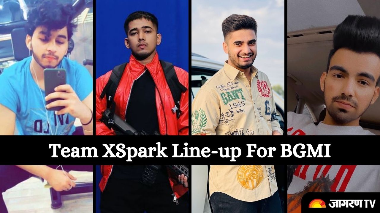 BGMI Team XSpark line-up for BGMI
