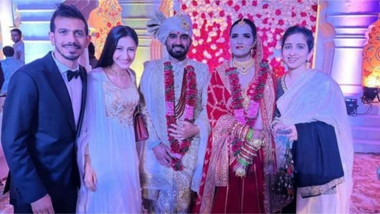 Rahul Tewatia Wedding: शादी के बंधन में बंधे ऑलराउंडर  खिलाड़ी, शादी समारोह में इन क्रिकेटरों ने की शिरकत