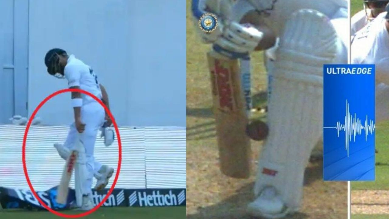 IND vs NZ:  जीरो पर आउट होने पर विराट को आया गुस्सा, बाउंड्री लाइन दे मारा बैट