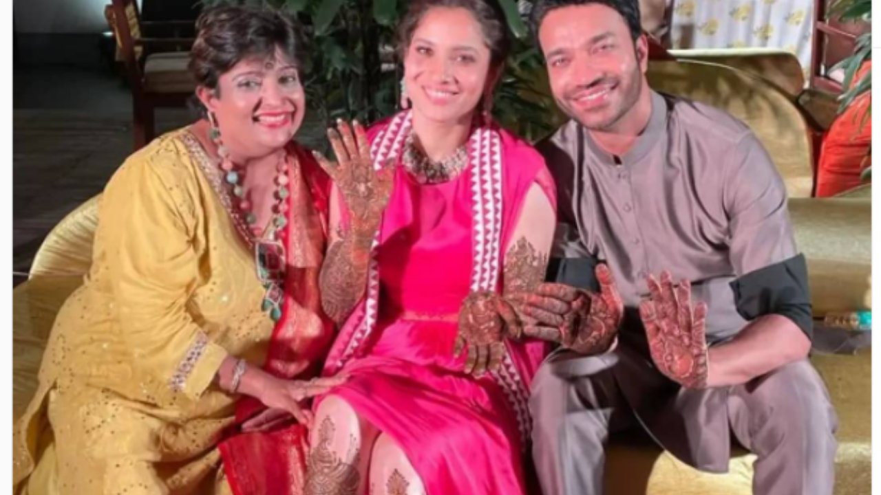 In pics, Ankita Lokhande Mehendi ceremony; wedding festivities started-Videos/Photos surfaces