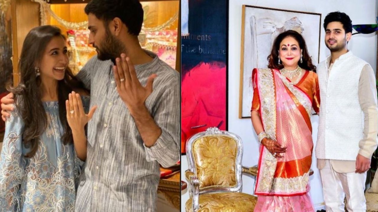 Anil &amp; Tina Ambani&#39;s elder son gets engaged to Krisha Shah; pictures/videos surfaces online