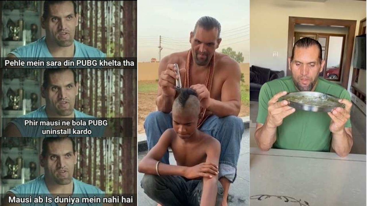 Watch The Great Khali's Top 10 Funny Which Is Viral On Social Media Watch The Great Khali's Top 10 Funny Which Is Viral On Social Media