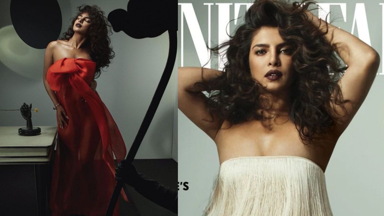 Priyanka Chopra Looks glamourous as the Vanity Fair Cover Girl
