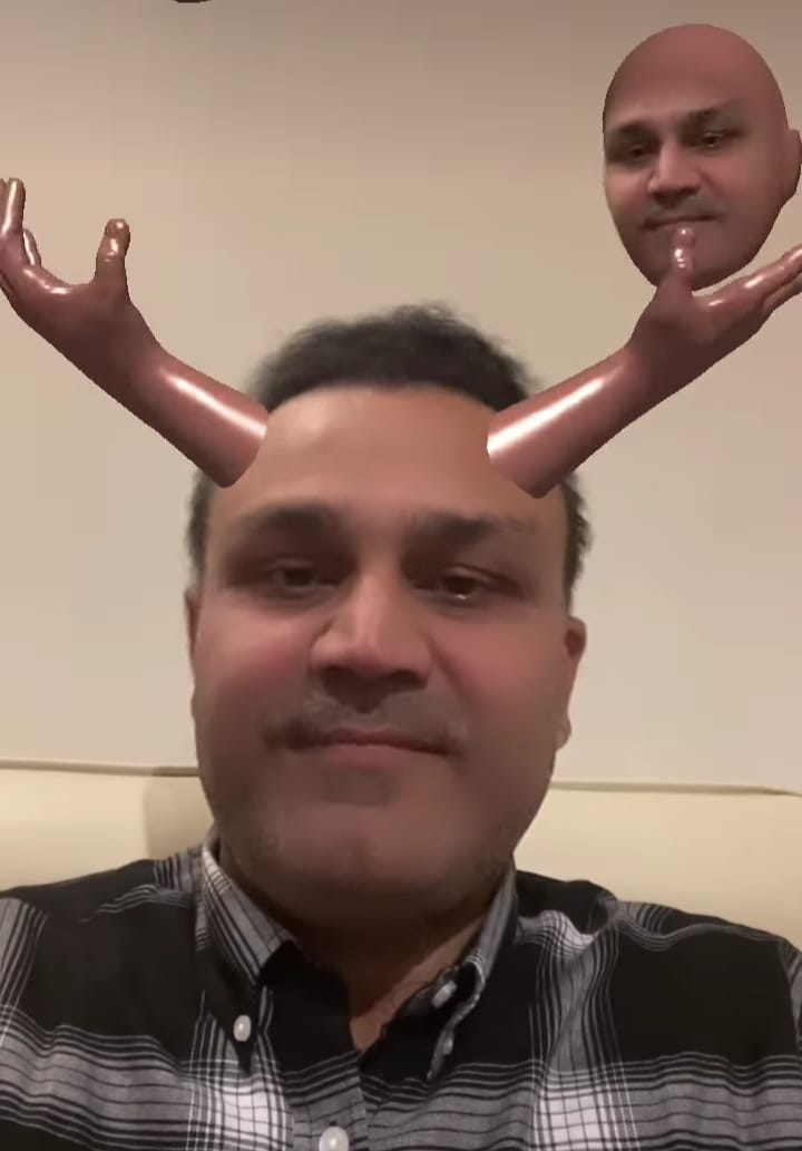 Virender Sehwag shared a very funny video on Instagram, made a video with  the song Nani Maa - Watch