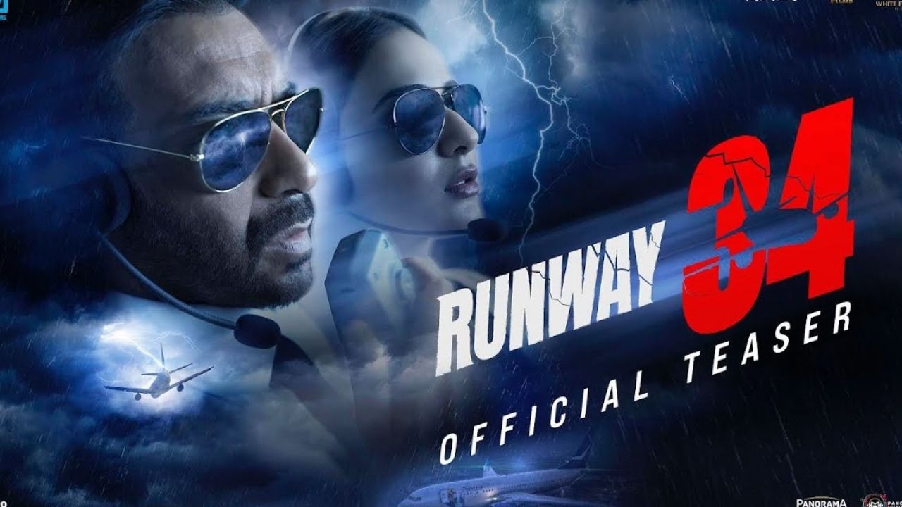 Runway 34: Ajay Devgn & Rakul Preet Singh makes a stylish appearance in the capital; New trailer out