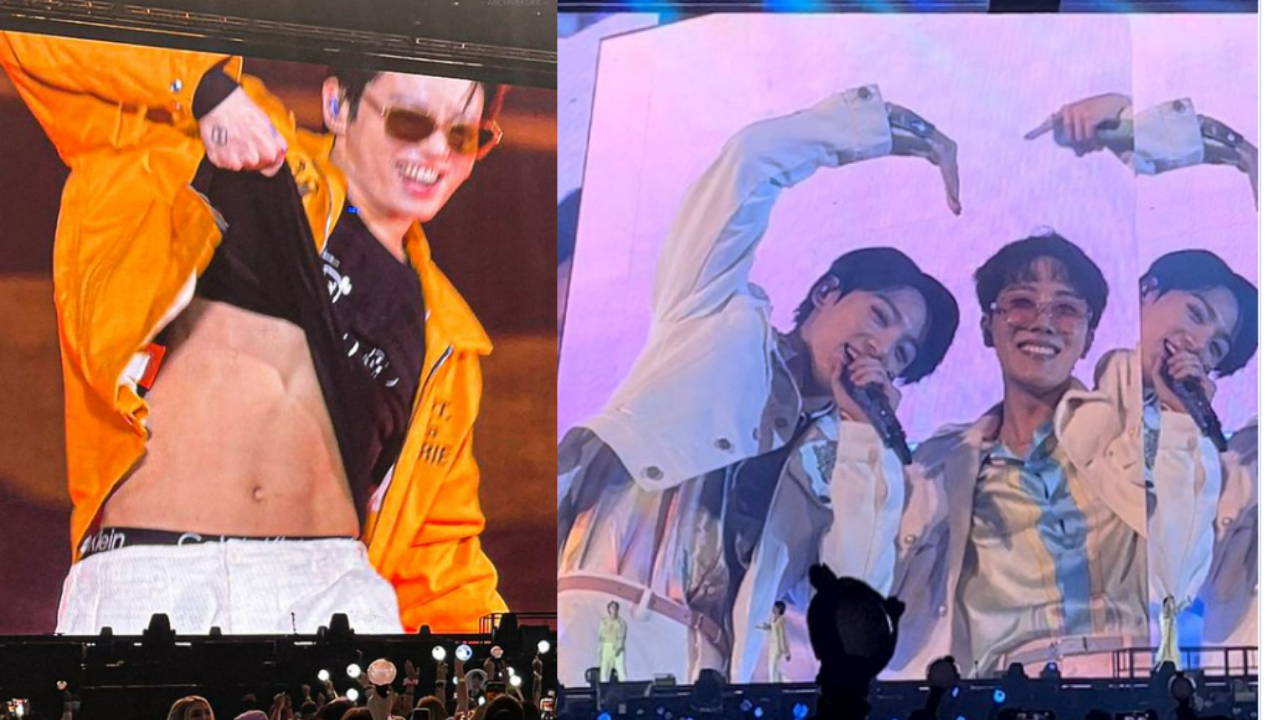 BTS: Jungkook Flashes His Abs During PTD Las Vegas Concert on