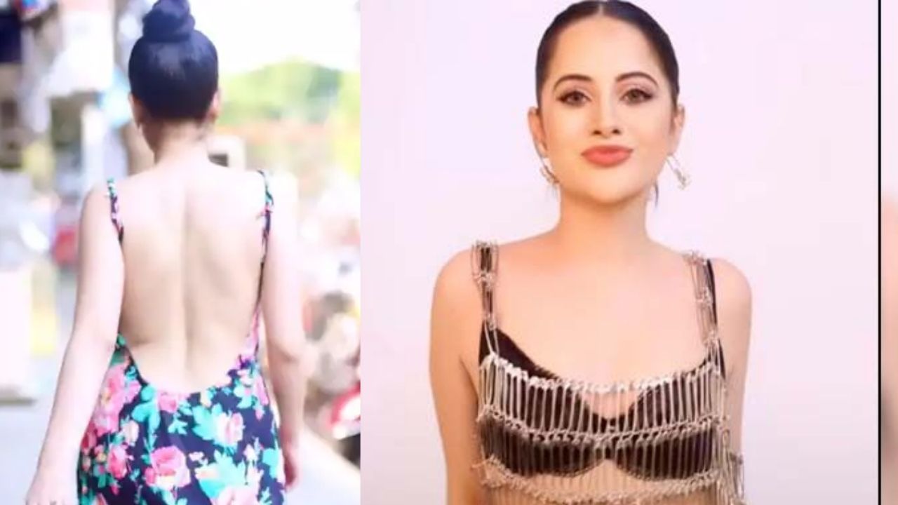 Urfi Javed cat walks in floral gorgeous gown; Netizens impressed for the  first time