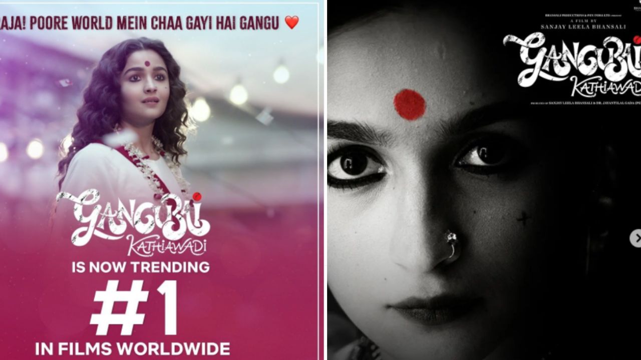Gangubai Kathiawadi ranks #1 in global non-english films list on Netflix, Alia Bhatt starrer remains unbeatable