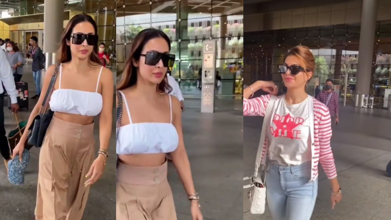 Malaika Arora snapped in boyfriend pants with chic outfit, Jaqueline’s gives street fashion vibes
