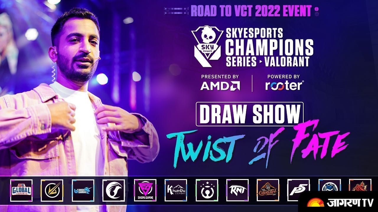Skyesports Champions Series Phase 2’s Draw Show, called Twist of Fate, to happen on May 17