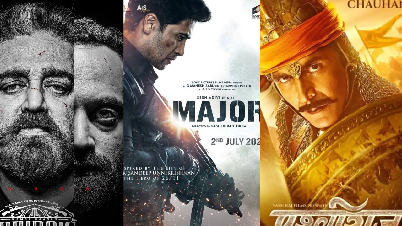 Vikram, Prithviraj and Major faces the biggest clash; check who is leading at the box office