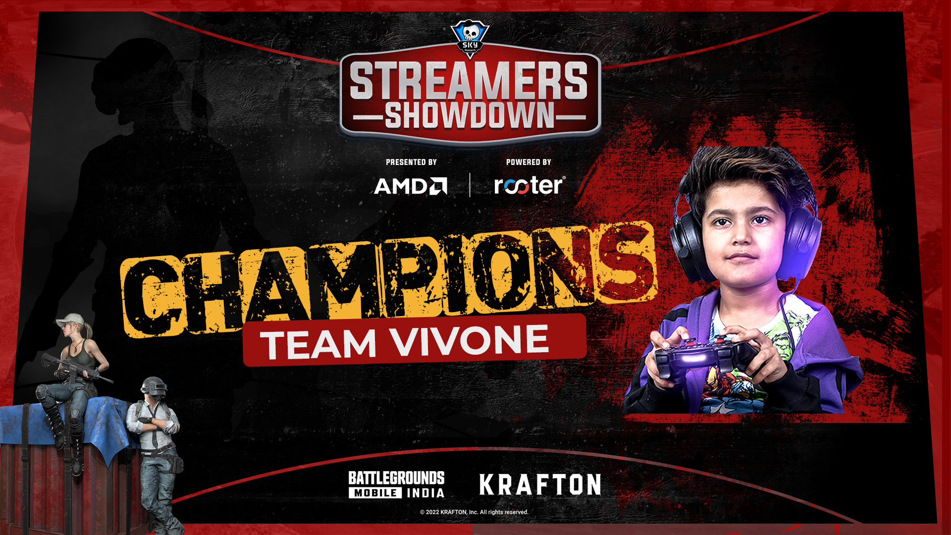 7-year-old VivOne and team crowned BGMI champions of the Skyesports Streamers Showdown