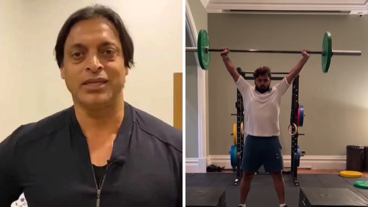 Rishabh Pant को मोटा बताने वाले Shoaib Akhtar को पंत का पलटवार, जिम में जमकर बहाया पसीना
