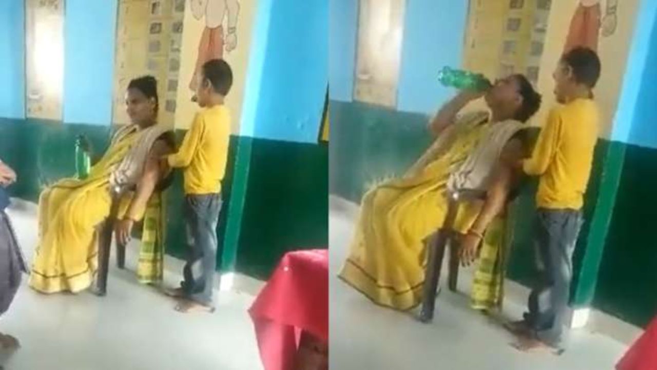 Viral Video: नंगे पैर खड़े मासूम से क्लासरूम के अंदर ही मसाज कराने लगी टीचर, तो लोगों का फूटा गुस्सा