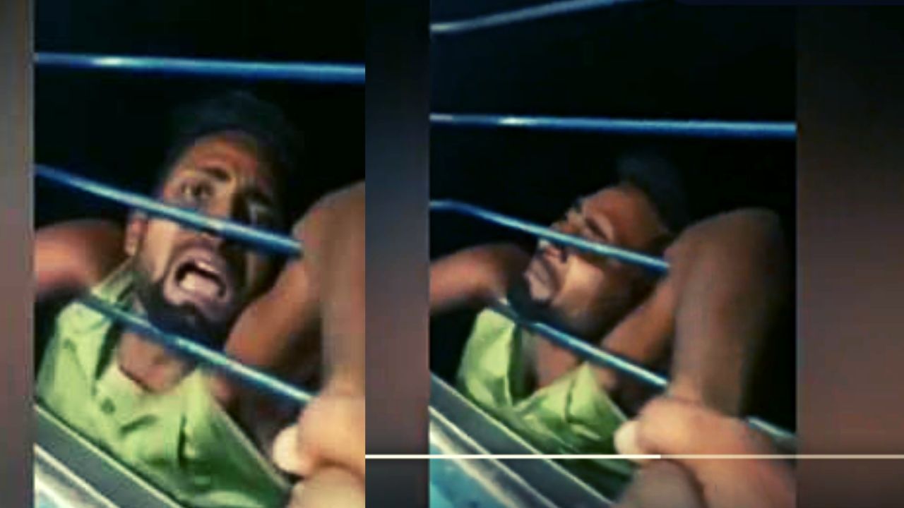 Bihar: Passengers drag Robber dangling outside the window for 10 KM; viral video