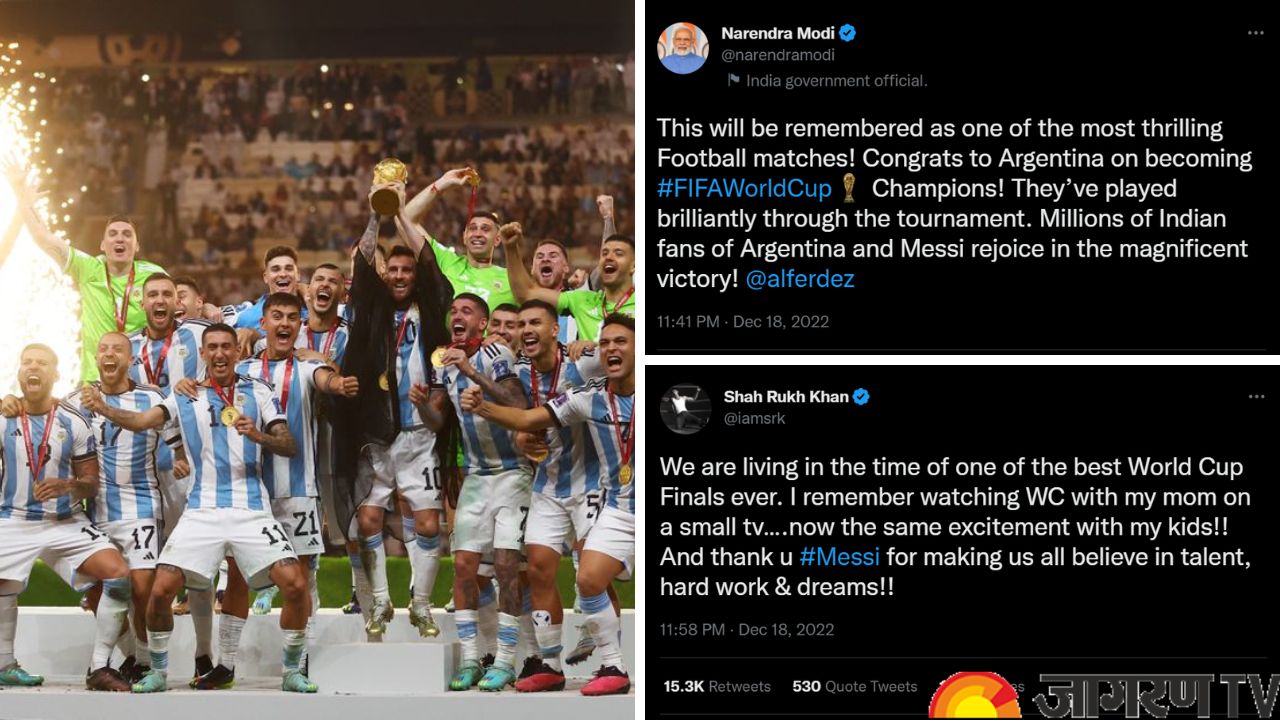 Fifa World Cup 2022: Celebrities react to Argentina winning the World Cup