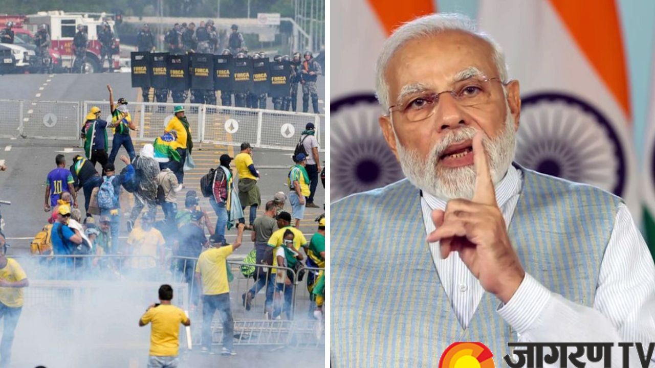 Brazil Riots: PM Modi expresses concern over former President Bolsonaro’s supporters creating a ruckus in Parliament House and Supreme Court