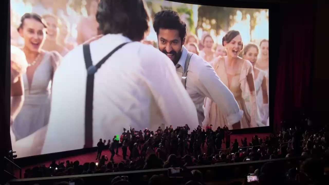 Watch video of crowd going crazy over RRR ‘Naatu Naatu’ in Chinese theater ahead of Golden Globe