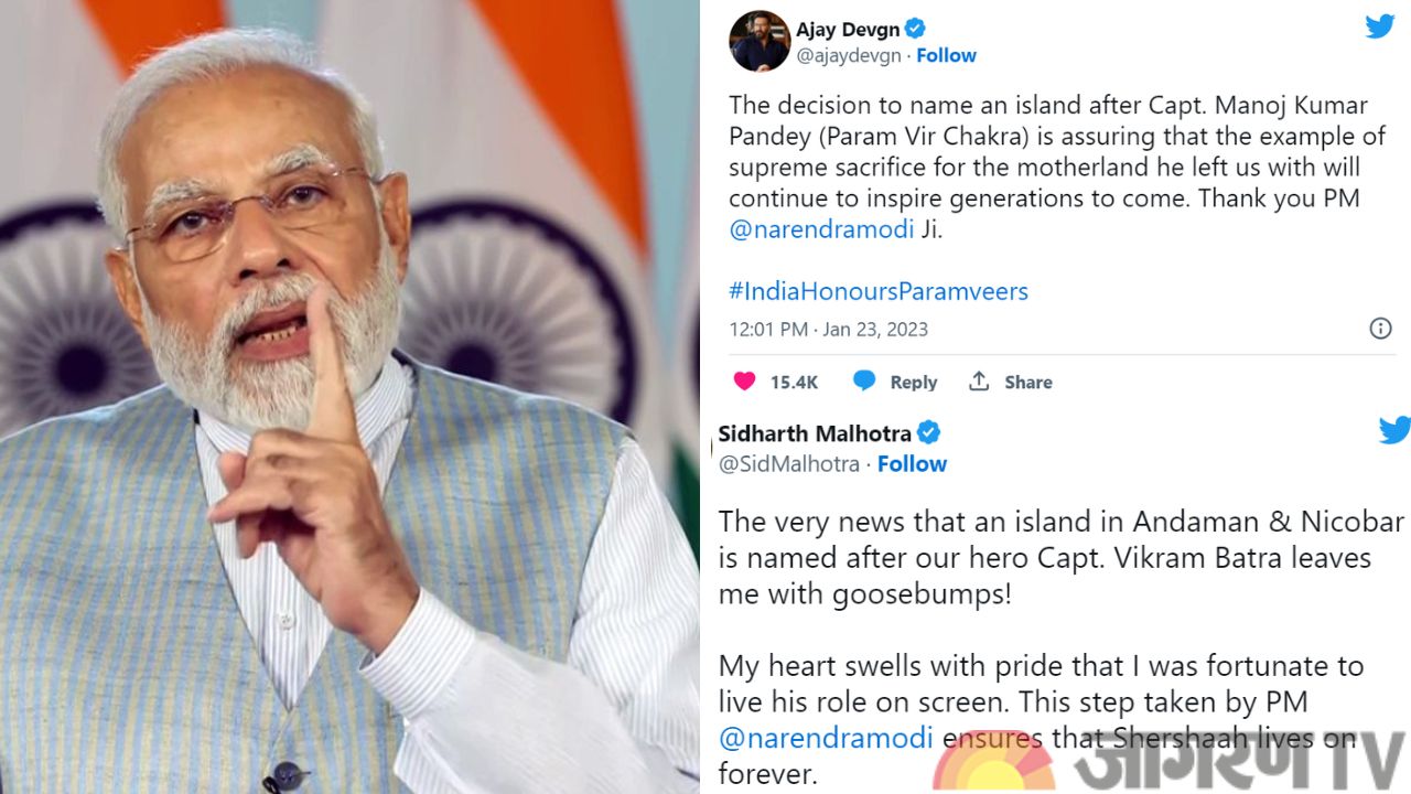 Bollywood celebrities appreciate PM Modi's decision to name unnamed Andaman Nicobar islands after Param Vir Chakra awardees, know their reactions