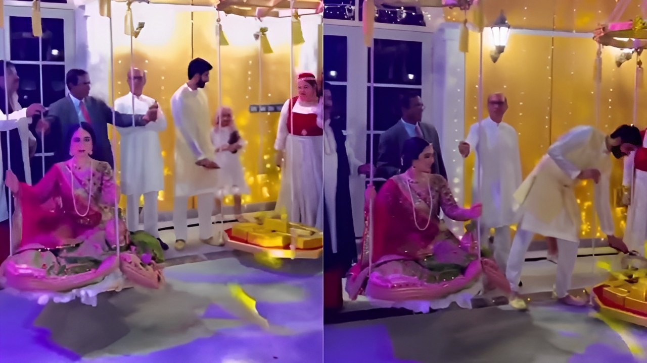 Wedding Viral video : ससुराल वालों ने पाकिस्तानी दुल्हन को सोने की ईंटों से तौला, सोशल मीडिया पर वायरल हुआ वीडियो