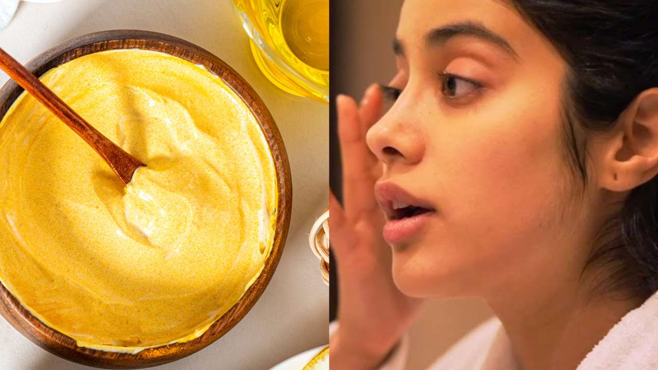 Janhvi Kapoor’s viral DIY curd face mask for dead skin is a perfect for a no makeup day