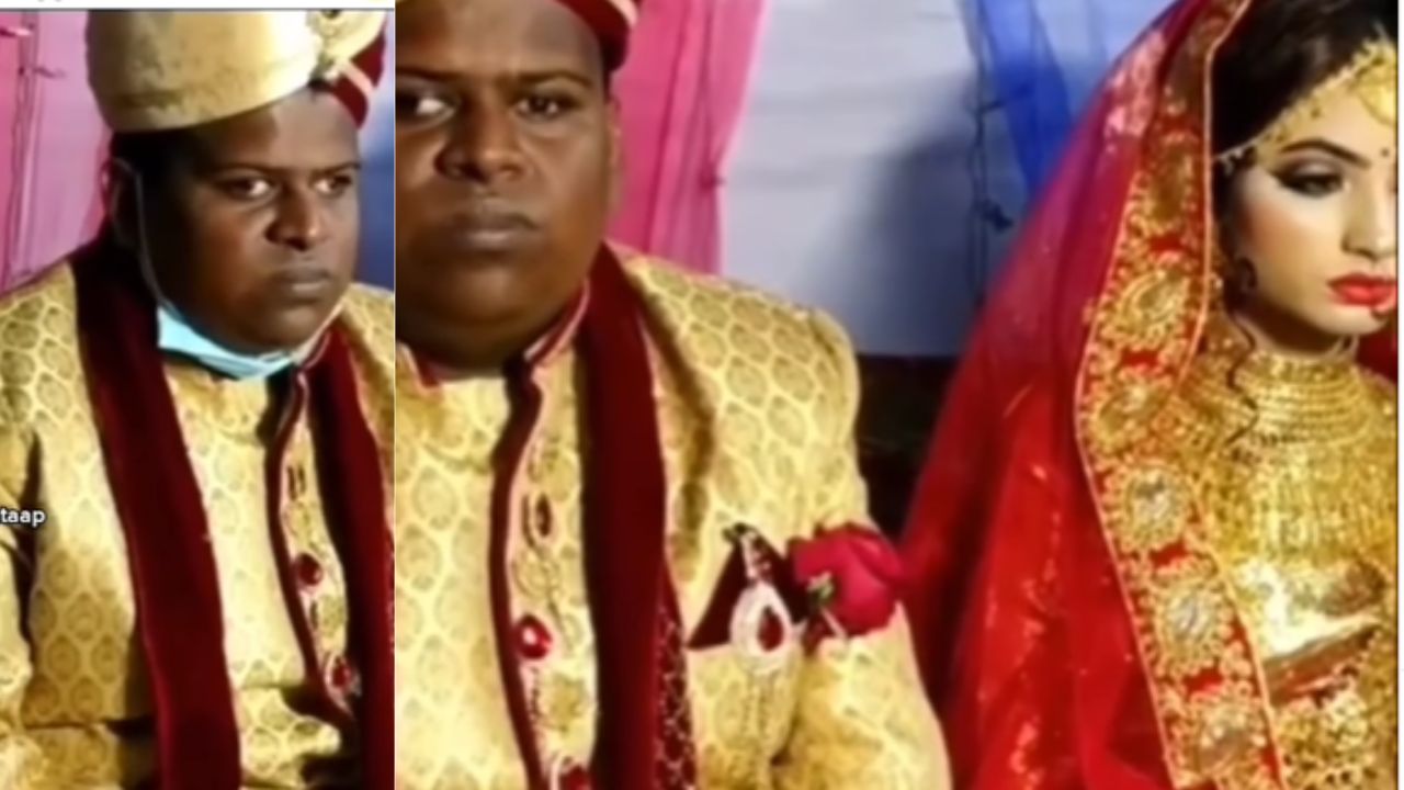 Viral Video: दूल्हे के सामने दुल्हन की खूबसूरती देखकर उड़े लोगों के होश, बोले- ‘कौएं के हाथ हंसनी लगी’