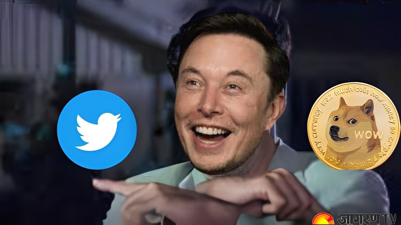 Elon Musk changed Twitter blue bird logo to the 'Doge' meme