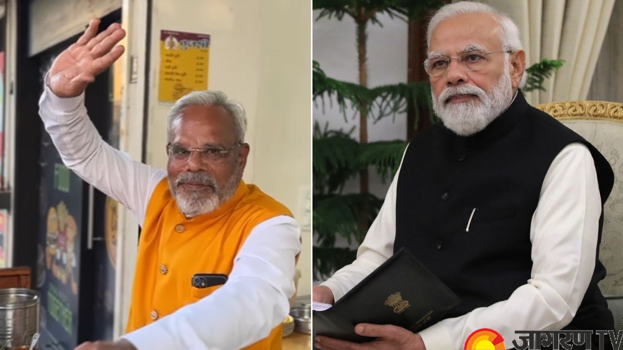 Viral Video: “Wo Chai wale the mai pani puri wala Hu” watch Narendra Modi look alike making Chaat
