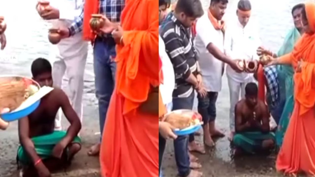 Viral Video: हिंदू लड़की के प्यार में मुस्लिम लड़के ने बदला अपना धर्म, रमजान के महीने में लगाई पवित्र नर्मदा नदी में डुबकी