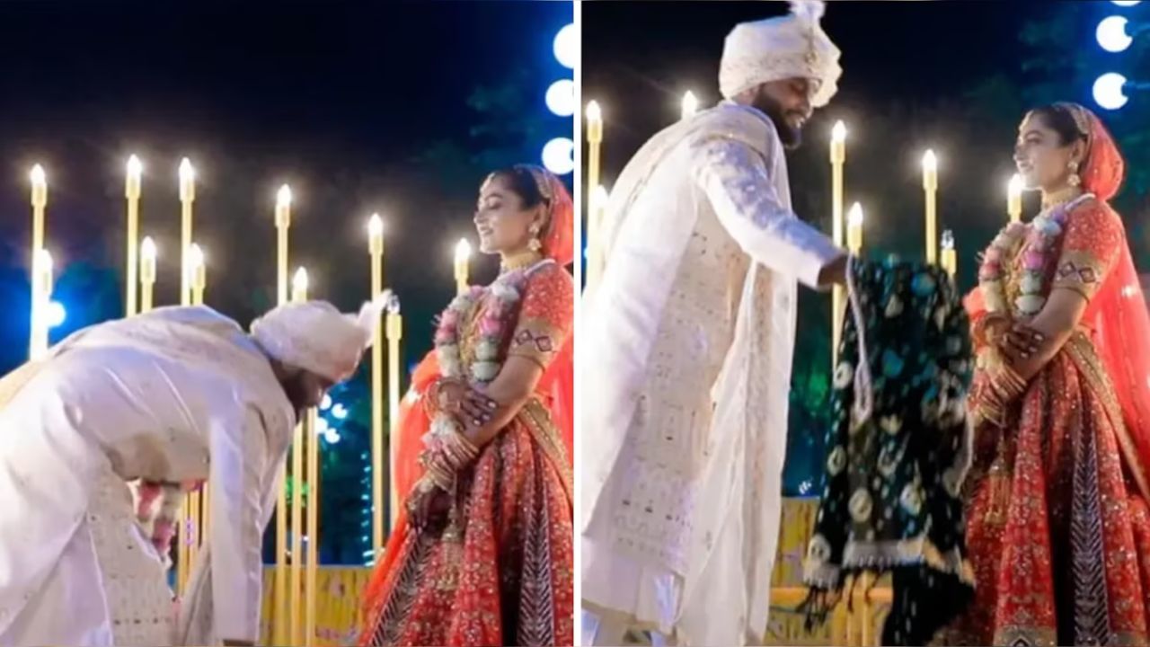 Wedding Viral Video: दुल्हन की खूबसूरती को देखकर परेशान दूल्हे ने स्टेज पर की ऐसी हरकत, खुद दुल्हन के भी उड़ गए होश