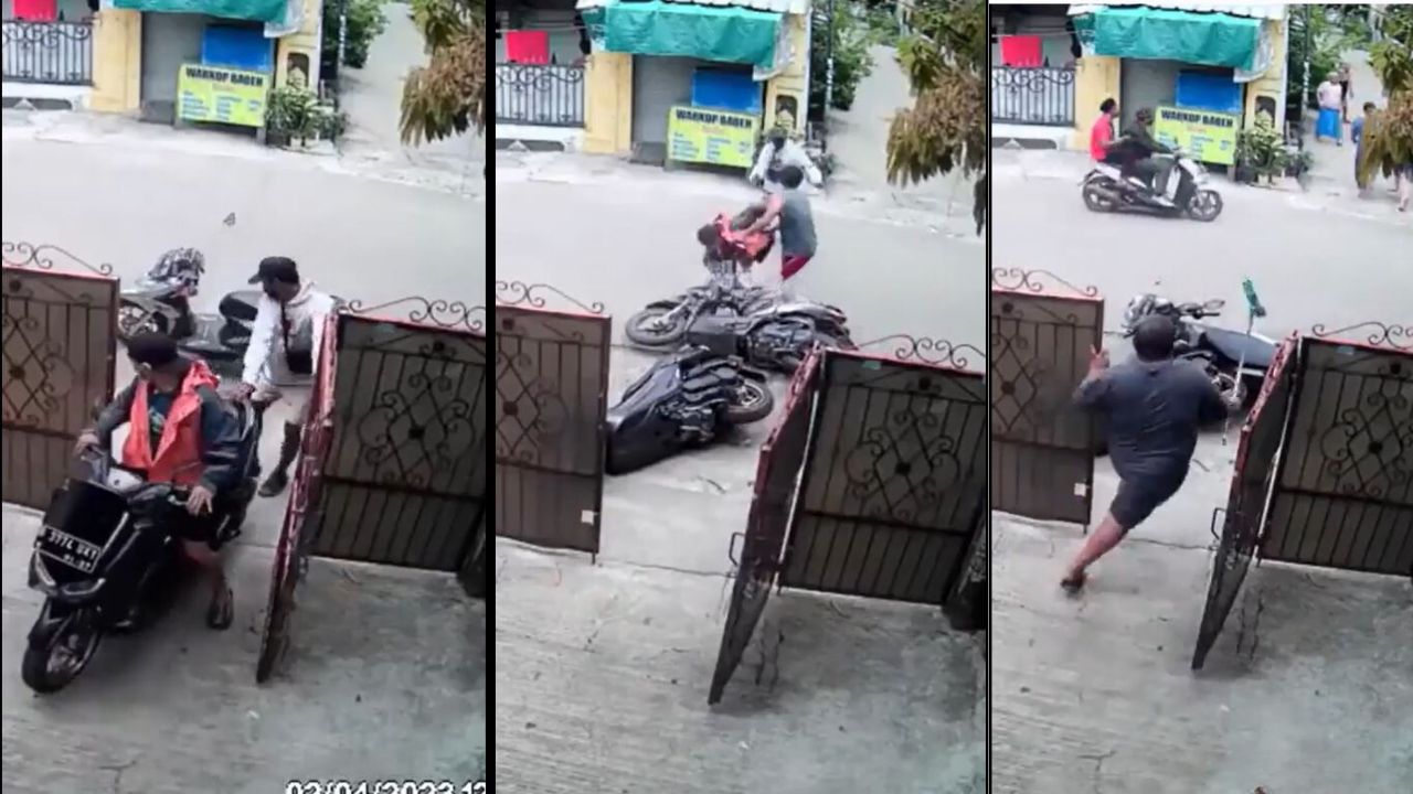 Viral Video : स्कूटी चुराने आए और खुद ही लुट गए, वीडियो देख नहीं रोक पाएंगे अपनी हंसी