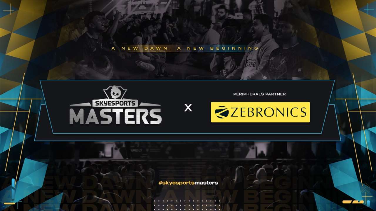 Skyesports Masters on boards Zebronics as Peripherals Partner for India's Biggest Esports League
