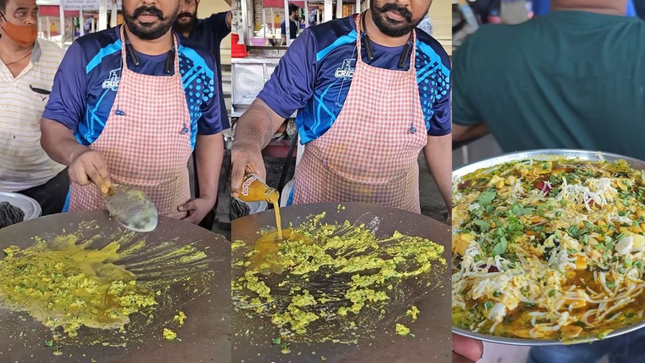 Viral Video : शख्स ने बनाया Mango Omelette, रेसिपी देख भड़क गए लोग, वायरल हुआ वीडियो