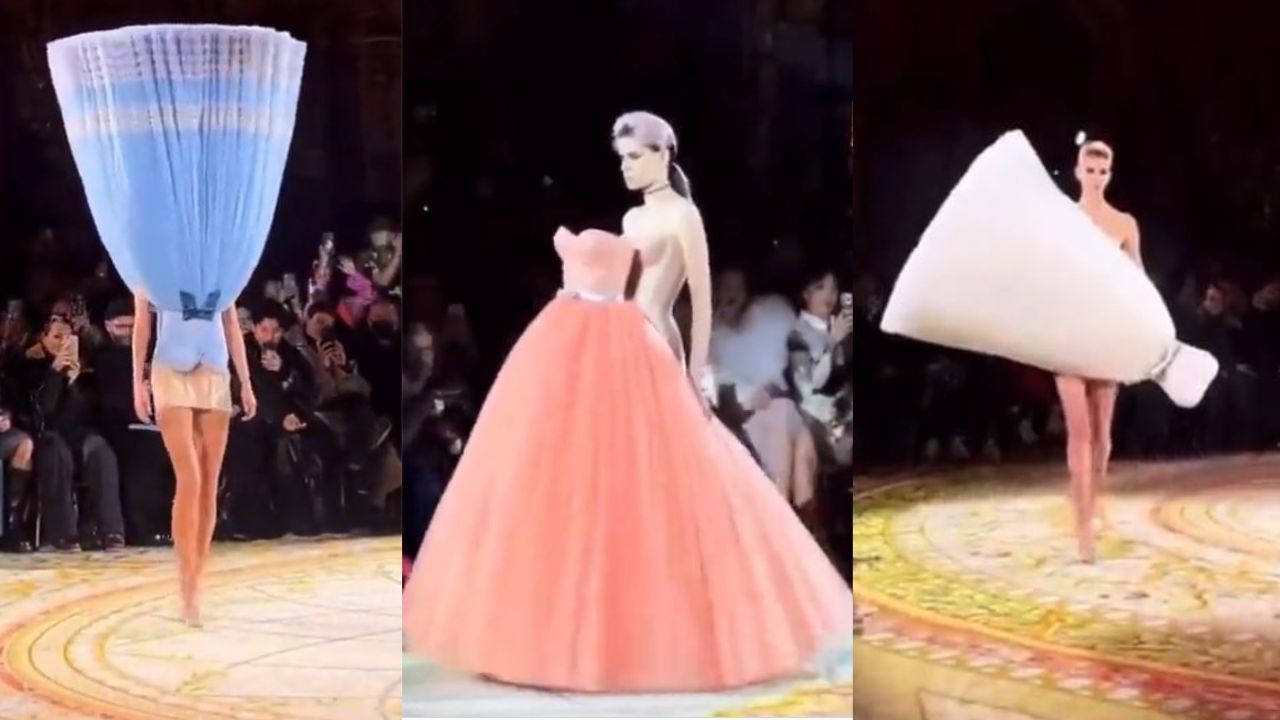 Viral Video : मॉडल्स के अजीबो-गरीब फैशन देख उड़े लोगों के होश, सोशल मीडिया पर वायरल हुआ वीडियो
