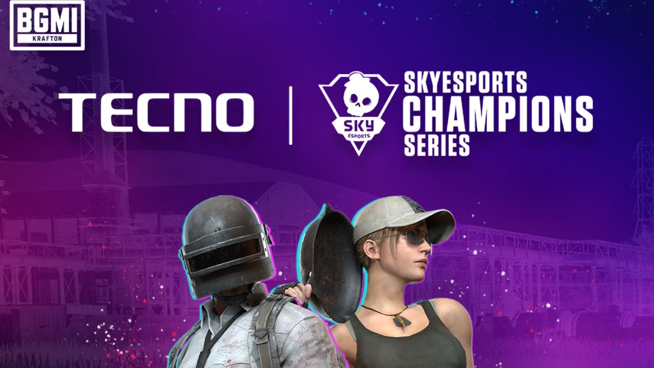 TECNO Mobile and Skyesports collabs for the grand comeback of BGMI unveiling Champions Series