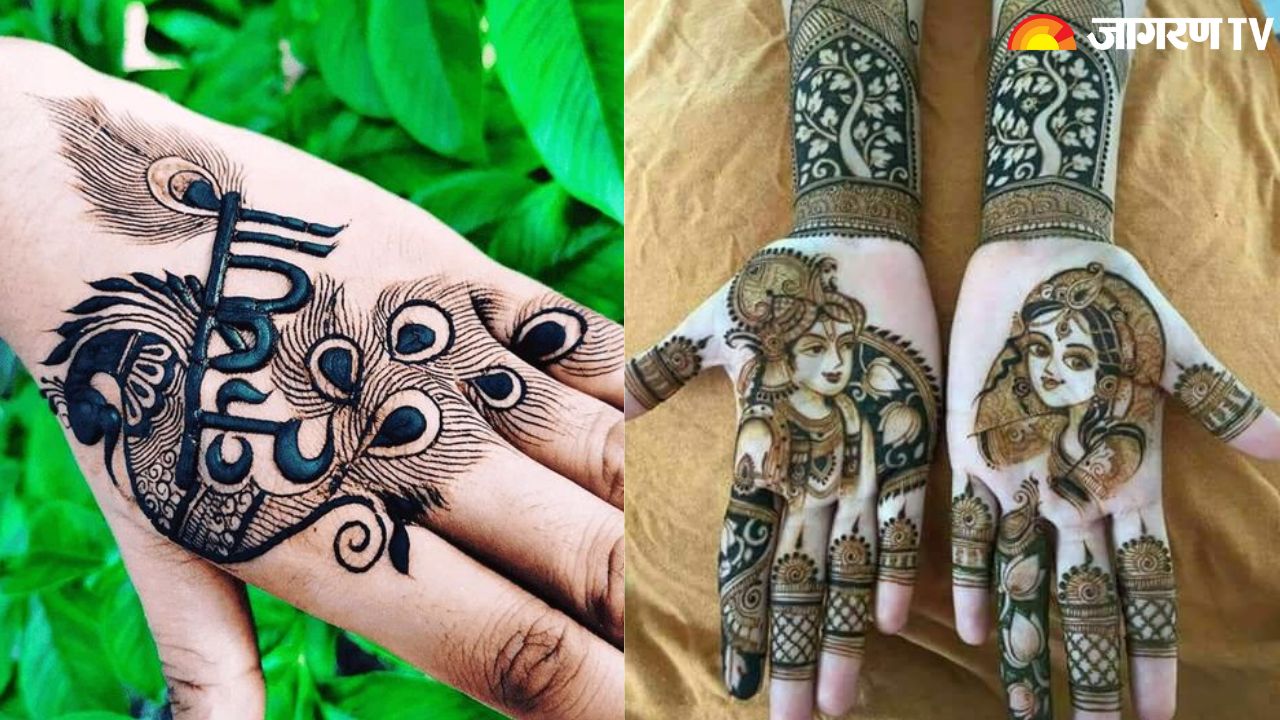 Detail. 100% natural Gopala Krishna henna design by Mangal… | Flickr