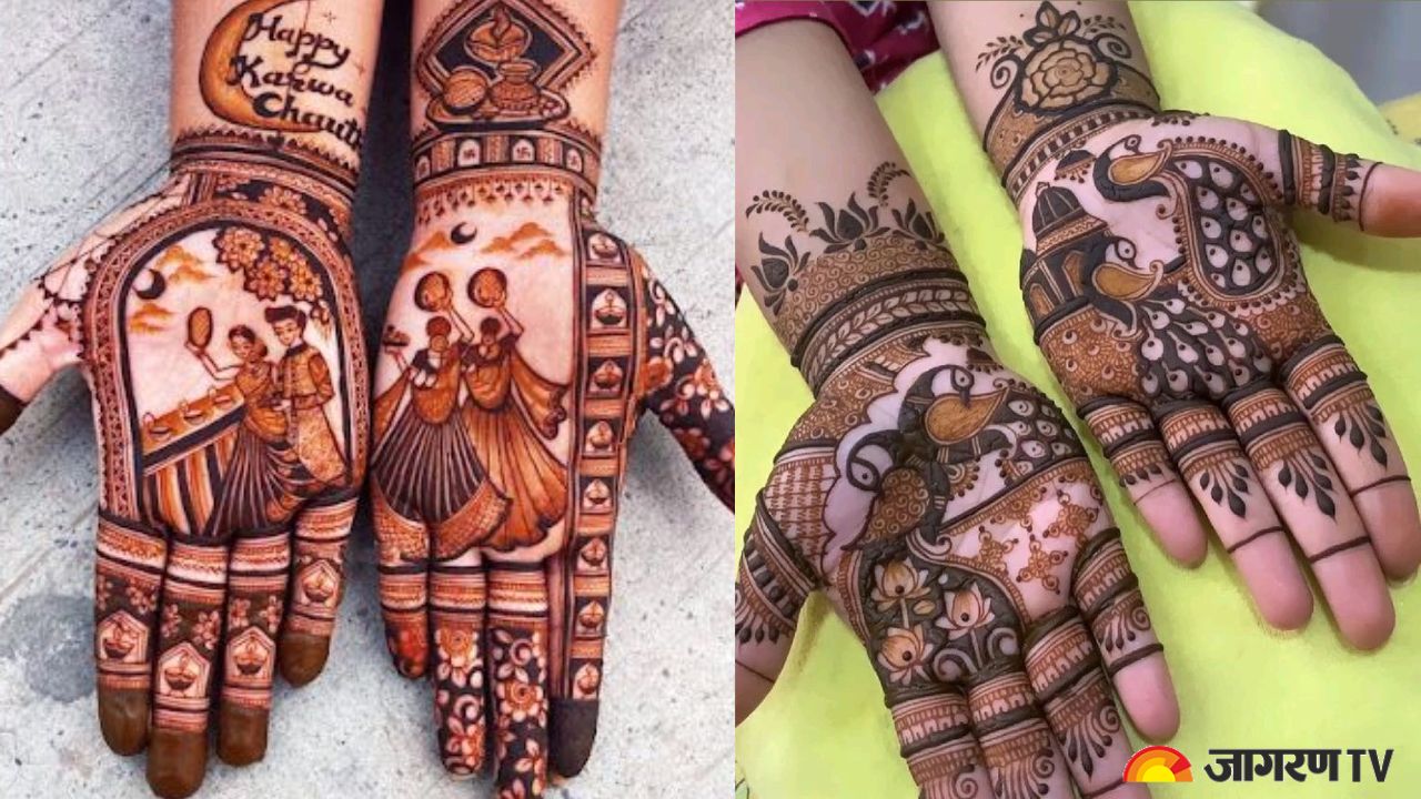 Karwa Chauth Mehndi Designs: हाथों की उंगलियां हैं छोटी तो मेहंदी के ये  डिज़ाइन करें ट्राई | mehndi designs for small fingers of hands on karwa  chauth | HerZindagi