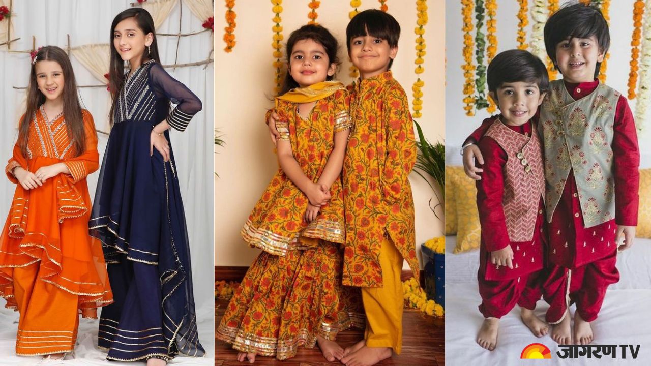 Radiant Outfits For Your Kids to Twinkle This Diwali - Baby Couture India
