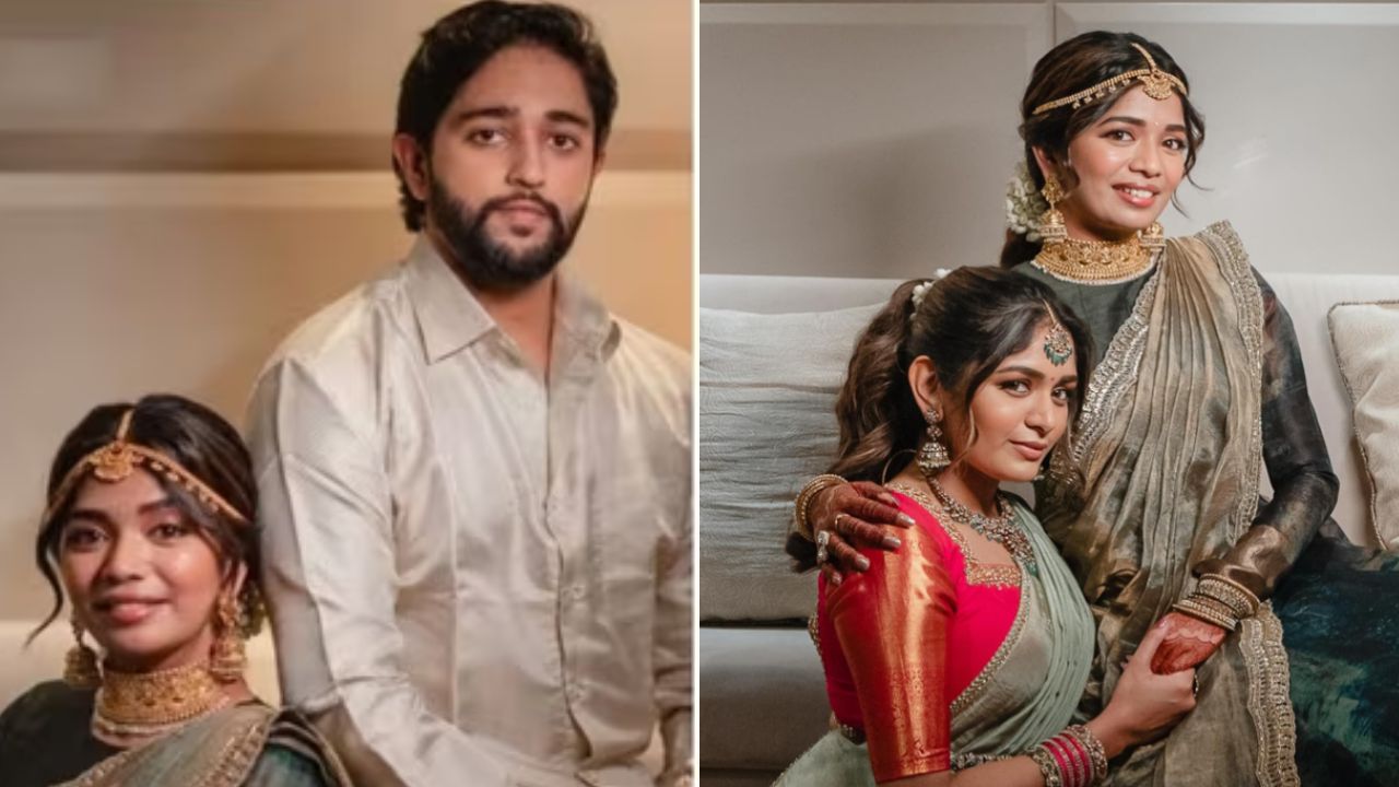 फिल्म मेकर शंकर की बेटी Aishwarya ने तरूण कार्तिक संग रचाई सगाई, बहन आदिति ने शेयर की तस्वीर