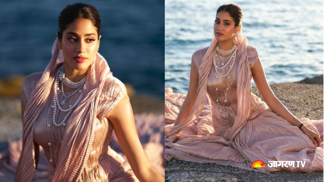 Cannes 2025: Janhvi Kapoor Debuts In A Blush Pink Tarun Tahiliani Ensemble At Her, Pays Tribute To Sridevi