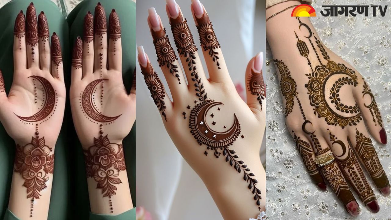 Eid Mehndi Design: ईद के मौके पर हाथों पर लगाए सुंदर और सिंपल चांद-सितारा मेहंदी डिजाइन