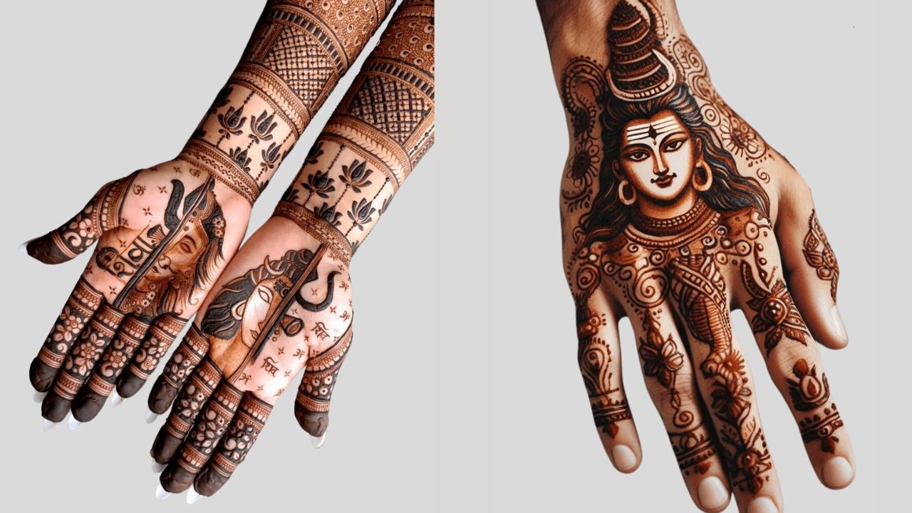 Sawan Shivratri 2025 Mehndi Idea: सावन की शिवरात्रि के दिन हाथों पर लगाएं शिव-पार्वती की मेहंदी, यहां देखें ट्रेंडिंग डिज़ाइन