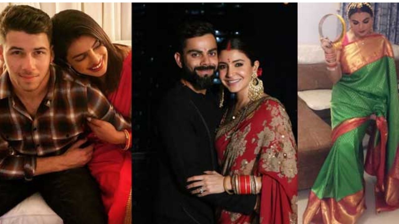 Bollywood's celebs preparing for Karwa chauth 2021; Sargi, Mehndi to romantic wishes and traditional outfits