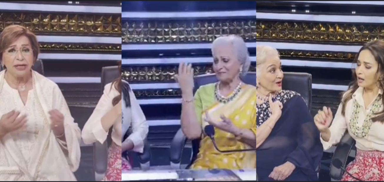 WATCH Madhuri Dixit Dance in Dance Deewane 3 with Waheeda Rehman, Asha