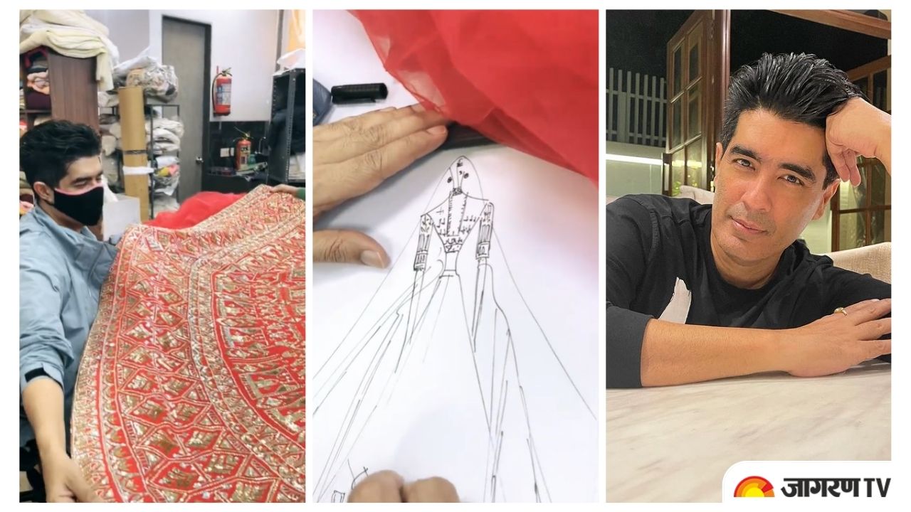 Manish malhotra hotsell lehenga sketches