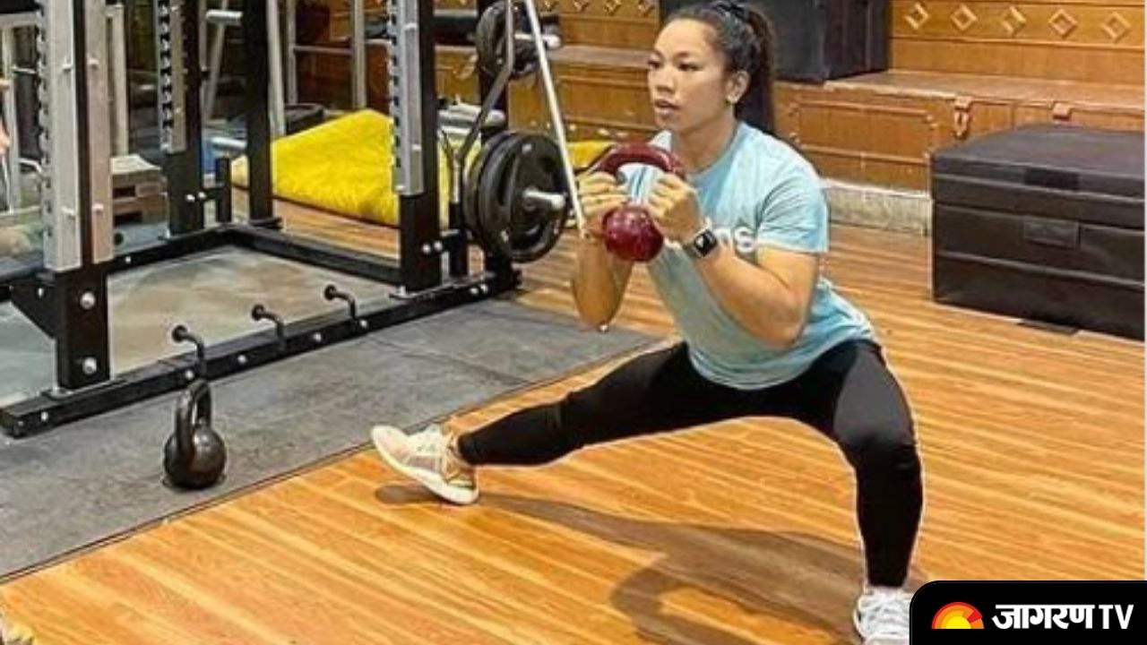 Mirabai Chanu starts practicing for Mission Paris Olympics 2024. See Pics