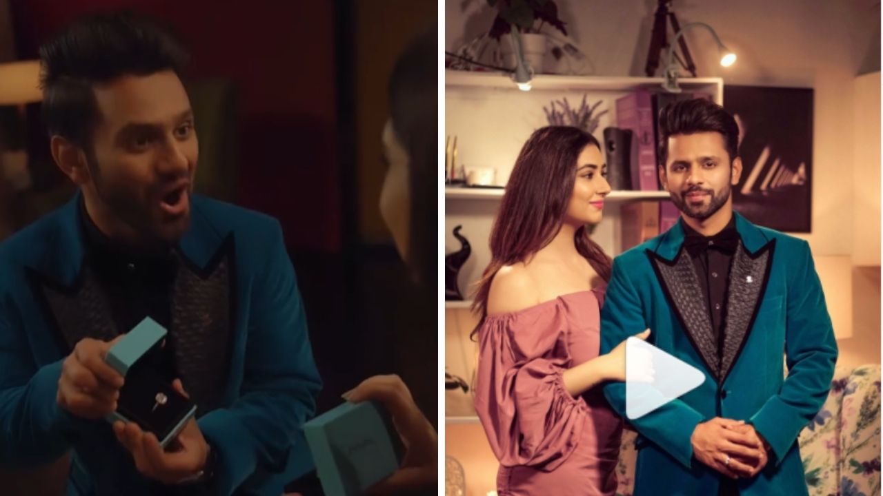 WATCH Rahul Vaidya Disha Parmar Engagement Ring, couple shares a beautiful video
