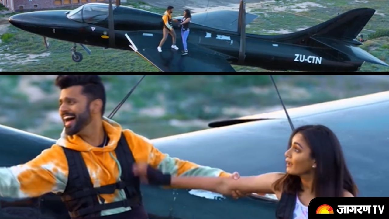 Khatron Ke Khiladi 11: Rahul Vaidya-Diva Sena recreates 'Gerua' on top of airplane, Watch Video